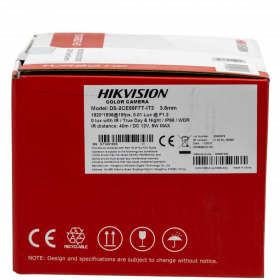 Hikvision DS-2CE56F7T-IT3 3.6MM 3 MP WDR EXIR Outdoor Analog Turret Camera,  HD-TVI , 131 ft (40 m) Range New EXIR, Smart IR, Fixed Lens, True WDR, IP66, White
