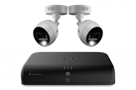 Lorex Fusion 4K 12 Camera Capable (8 Wired + 4 Wi-Fi) 2TB Wired DVR System with Active Deterrence Bullet Cameras