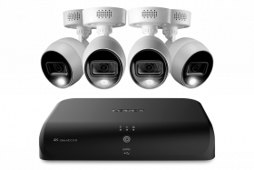 Lorex Fusion 4K 12 Camera Capable (8 Wired + 4 Wi-Fi) 2TB Wired DVR System with Active Deterrence Bullet Cameras
