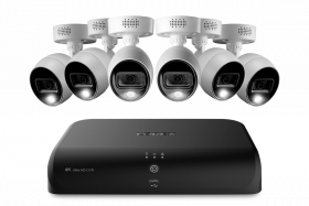 Lorex Fusion 4K 12 Camera Capable (8 Wired + 4 Wi-Fi) 2TB Wired DVR System with Active Deterrence Bullet Cameras