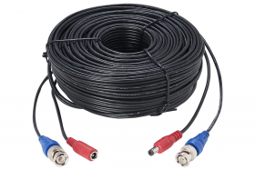 Lorex CB60UB4K 60ft (18m) Premium 4K RG59/Power Siamese Accessory Cable for Analog HD (CVI/TVI/AHD/MPX) or Analog (CVBS) Security Camera (M. Refurbished)