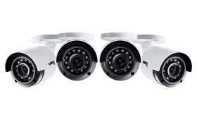 Lorex LBV8531 4K Ultra High Definition Bullet Security Camera with 135ft Color Night Vision (4-pack)