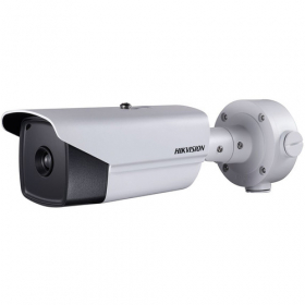 Hikvision DS-2TD2136-10/V1 10MM Thermal Network Bullet Camera, DeepinView Series, Outdoor, PoE, 384×288 Thermal Resolution, Audio, Smart Function, Temperature Accuracy, Fire Detection