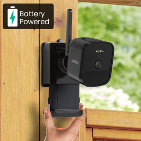 Lorex 4K Add-On Spotlight Outdoor Battery Security Camera, 2-Way Talk, Color Night Vision, Black