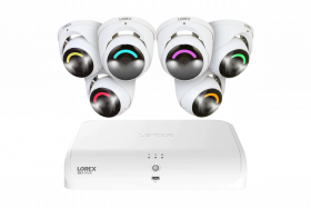 Lorex 4K+12MP Outdoor Security Camera System with 6 IP Wired Dome Security Camera with 2TB NVR Recorder (Supports Up to 8 Wired + 8 Fusion Wi-Fi)