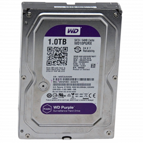 Western Digital WD10PURX  Internal Hard Drive 1TB Surveillance Hard Disk Drive - 5400 RPM Class SATA 6 Gb/s 64MB Cache 3.5 Inch -[Old Version] (M. Refurbished)