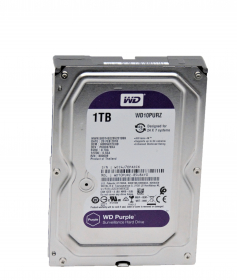 Western Digital WD Purple 1TB Surveillance Hard Disk Drive - 5400 RPM Class SATA 6 Gb/s 64MB Cache 3.5 Inch - WD10PURZ (M. Refurbished)
