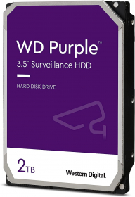 Western Digital WD Purple 2TB Surveillance Hard Disk Drive - 5400 RPM Class SATA 6 Gb/s 64MB Cache 3.5 Inch - WD20PURZ (M. Refurbished)