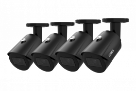 Lorex 4K 8MP IP Metal Bullet PoE Wired Security Camera – Indoor/Outdoor IP67 Weatherproof, Color Night Vision, Long-Range IR, Smart Motion Detection (Person/Vehicle) & Listen-in Audio (2-Pack Black)