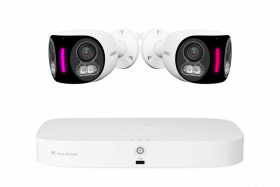 Lorex Fusion Series 4K 16 Camera Capable (8 Wired and 8 Wi-Fi) 2TB Wired NVR System with IP Dual Lens Cameras