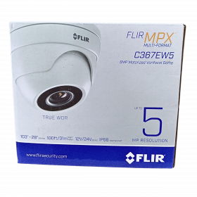 FLIR Digimerge C367BW5 5 MP IR Bullet Camera, Dual Output and Multi-Format MPX, 2.7-13.5mm Lens, True WDR Motorized VF Bullet Camera