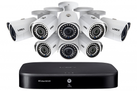 Lorex MPX88W 1080p Camera System with 8-Channel 4K DVR and Eight 1080p HD Outdoor Cameras, 150FT Night Vision