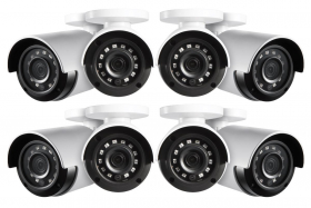 Lorex LBV2531W HD 1080p Home Security Cameras with 130' Night Vision (8-pack)