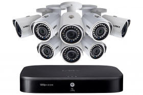 Lorex MPX168W 1080p HD Home security system with 8 outdoor cameras, 150ft night vision, 16 channel DVR with 2TB hard drive