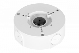 Lorex ACCJ7R3W Outdoor Round Junction Box for 3 Screw Base Cameras (White)
