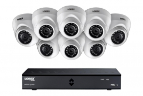 Lorex LX1081-88DR 1080p HD 8-Channel Security Camera System with Eight 1080p Dome Cameras