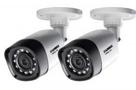 Lorex LBV2521B-2PK _LBV2521B 1080p HD, Analog,Indoor/Outdoor,IP66 Weatherproof,Vandal Resistant, 130ft Night Vision Security Cameras (2-Pack)