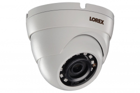 Lorex LEV4712BW 4MP Super HD Weatherproof 150ft Night Vision MPX IR Dome Security Camera,(Only Camera), (USED)