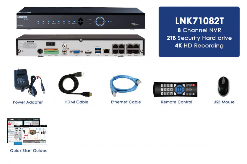 4K Network Video Recorder with Lorex Cirrus