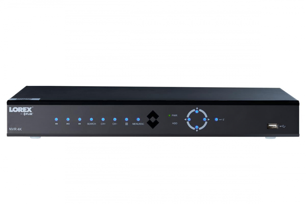 4K Ultra HD NVR with 16 Channels and Deterrence Compatibility