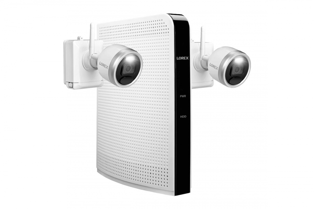 1080p HD Wire-Free Security System with Battery-Operated Active