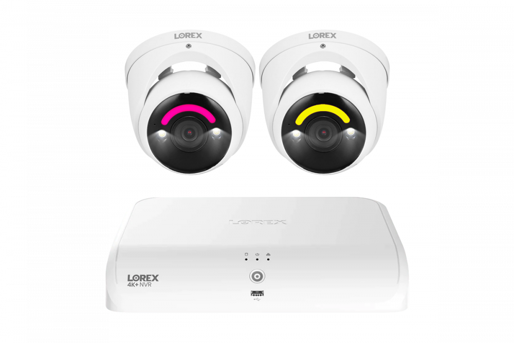 Lorex 4K+12MP Outdoor Security Camera System with IP Wired Dome
