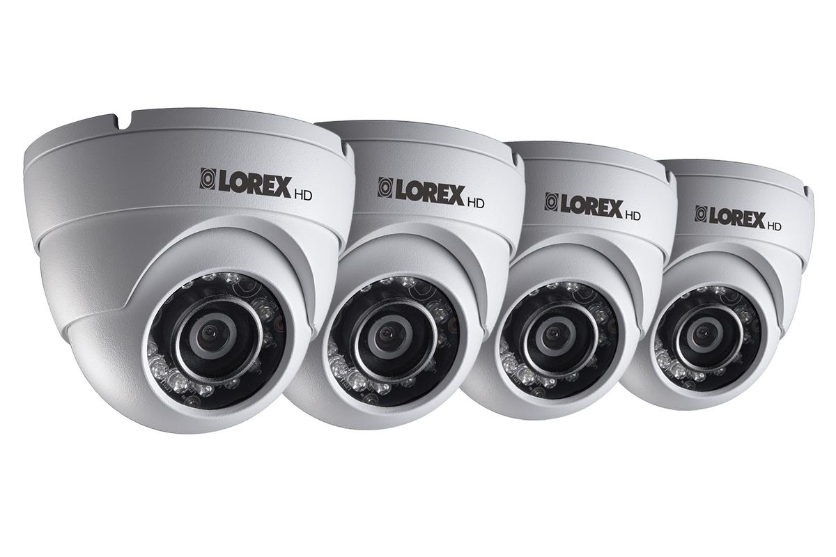 Lorex security system Night Vision Security Dome Cameras 4 Pack