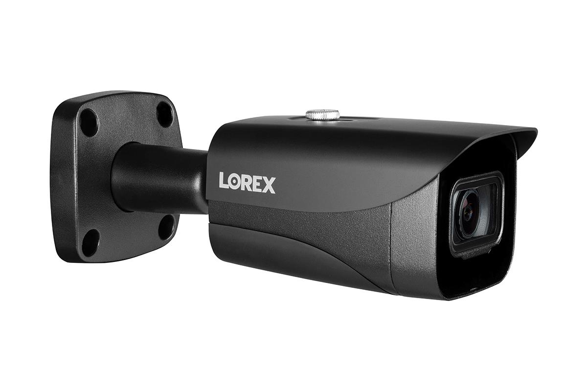 Lorex E841CAB 4K Ultra HD Security IP Bullet Camera, 130ft NV, Color NV, Black