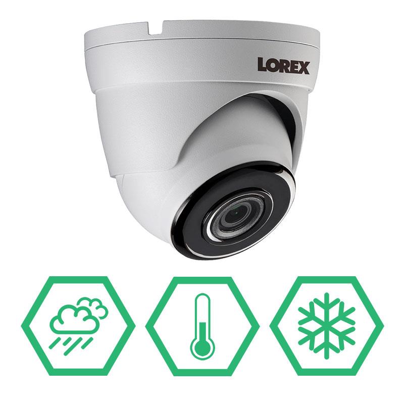Lorex  LKE343 4MP Super HD PoE Security IP Dome Camera with Night Vision 