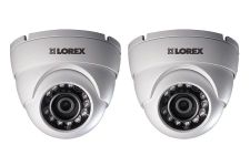 Lorex 720p Hd Weatherproof Night Vision Security Dome Camera 2 Pack