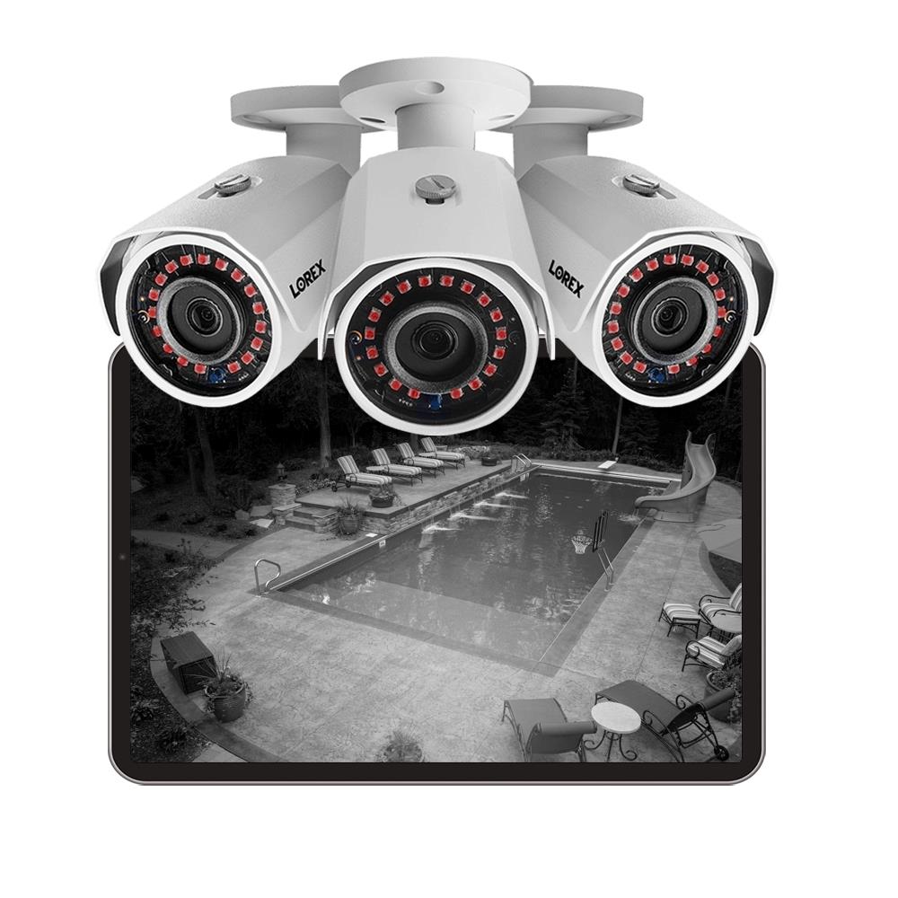 Lorex LBV2711B 2-Pack 1080P HD IR Bullet Camera with Night Vision 