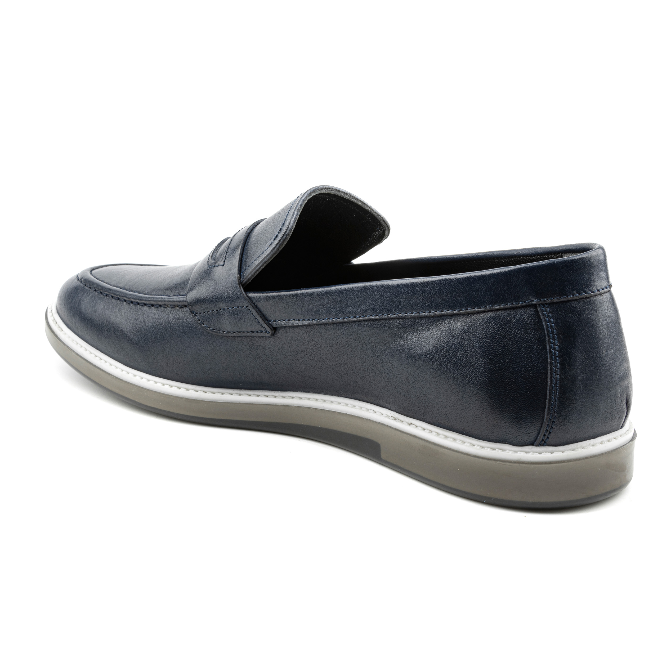 Mazaca Men’s Slip-On Penny Style Loafers, Classic Fashion Sneakers, Flat Casual - Picture 19 of 33