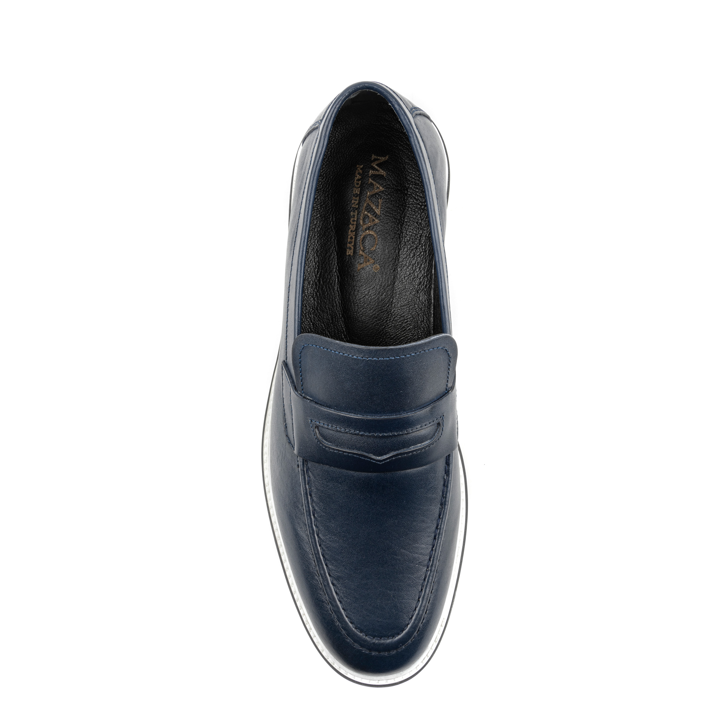 Mazaca Men’s Slip-On Penny Style Loafers, Classic Fashion Sneakers, Flat Casual - Picture 21 of 33
