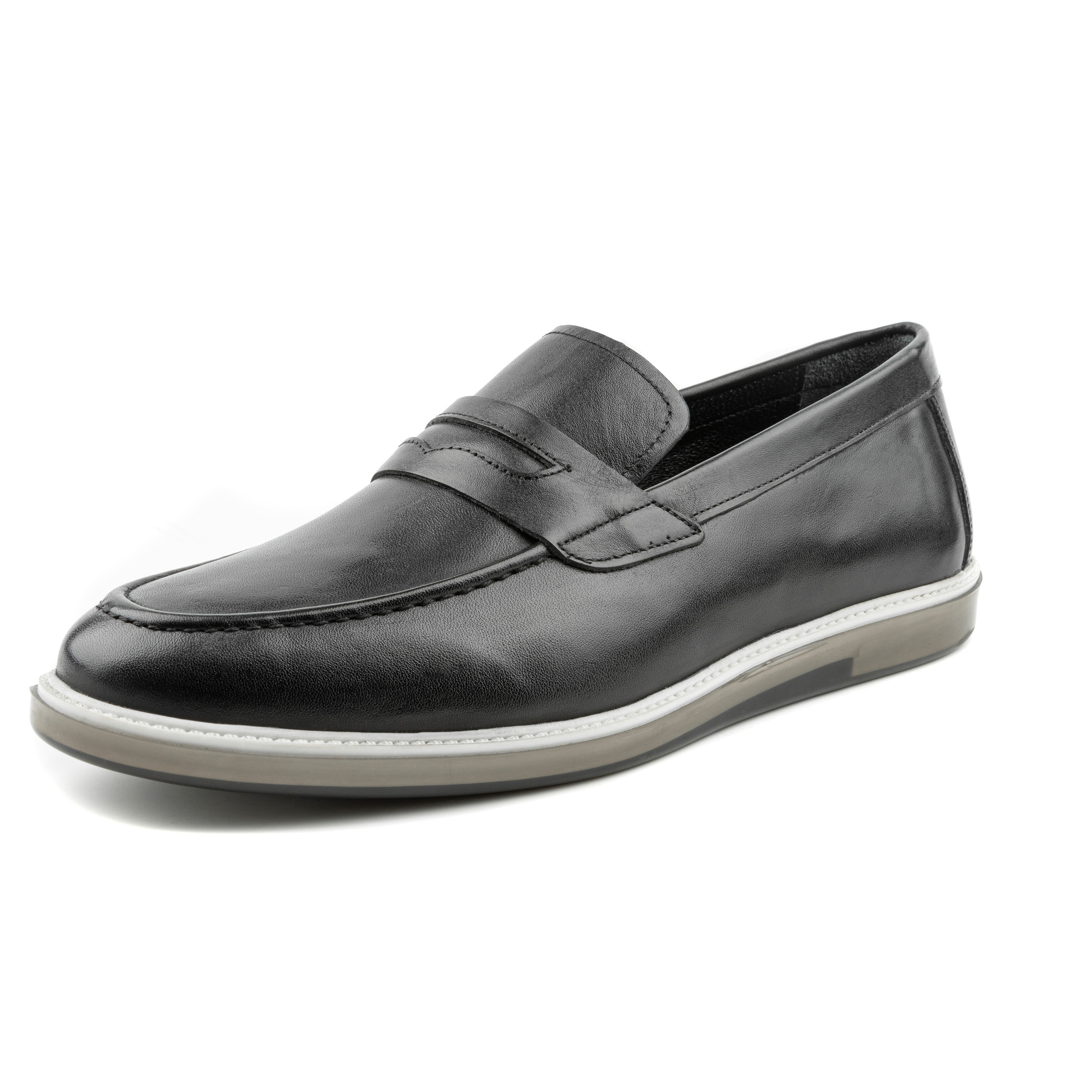 Mazaca Men s Slip On Penny Style Loafers Classic Fashion Sneakers Flat Casual
