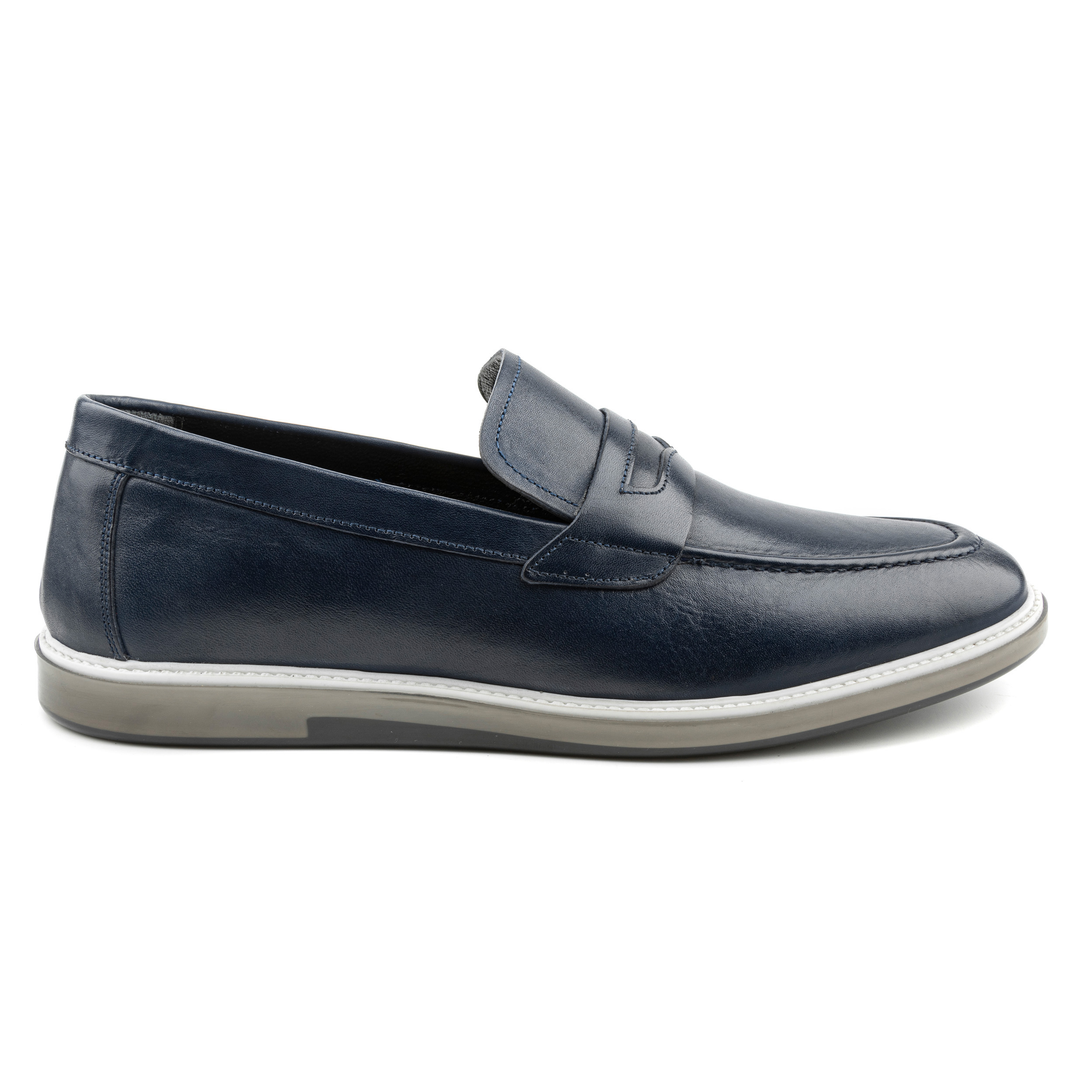 Mazaca Men’s Slip-On Penny Style Loafers, Classic Fashion Sneakers, Flat Casual - Picture 14 of 33