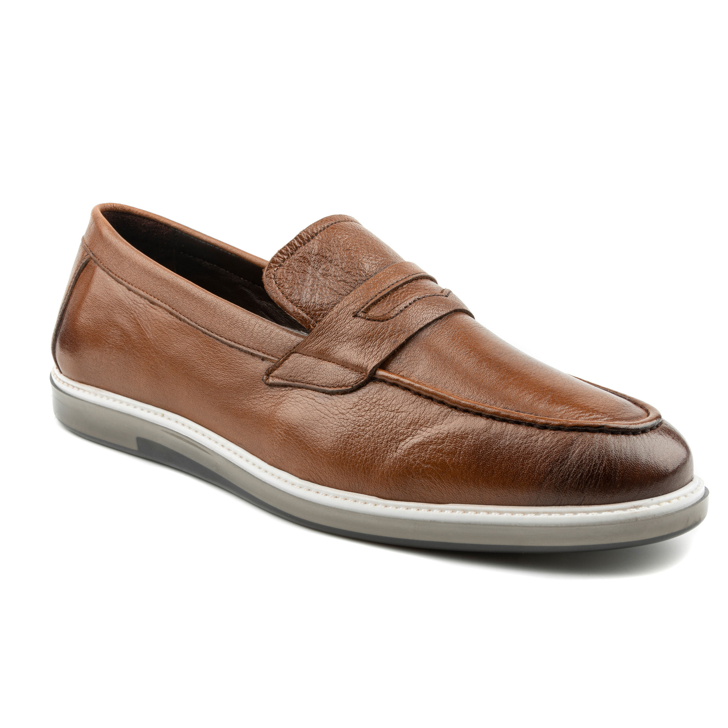 Mazaca Men’s Slip-On Penny Style Loafers, Classic Fashion Sneakers, Flat Casual - Picture 25 of 33